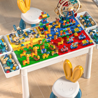 积木桌子多功能拼装魅扣力宝宝大颗粒儿童玩具女男孩新年礼物