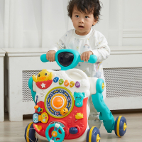 婴儿学步车魅扣防o型腿多功能防侧翻宝宝手推车三合一学走路助步2玩具
