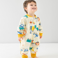 魅扣婴儿睡袋春秋薄款双层宝宝分腿睡袋幼儿园儿童空调房