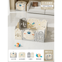 澳乐百变折叠游戏围栏宝宝防护栏栅婴儿儿童爬爬行垫室内家用地上_内径145x115cm围栏102