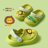 魅扣男童凉鞋卡通小童鞋子软底宝宝沙滩鞋婴幼儿卡通儿童凉拖鞋女