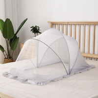 魅扣婴儿童床上蚊帐宝宝防蚊罩bb新生儿拼接小床可折叠全罩式通用