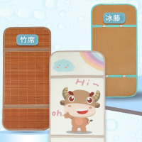 魅扣婴儿车凉席垫竹席透气宝宝凉席坐垫儿童新生推车席垫通用夏季