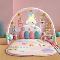 魅扣婴儿音乐玩具儿童脚踏钢琴健身架器新生脚蹬床宝宝0一1-2岁哄娃女