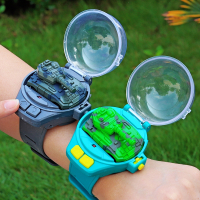 智扣儿童遥控合金坦克可充电手表遥控车玩具模型汽车男孩3岁4生日礼物