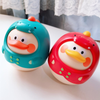 智扣国风国潮婴幼儿不倒翁玩具婴儿宝宝学爬玩具风铃悦耳