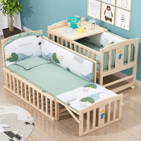 婴儿床可移动宝宝床儿童儿小床智扣多功能摇篮床拼接大床
