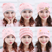 坐月子帽子产后春秋季棉夏季薄款产妇帽智扣秋款秋冬季孕妇头巾