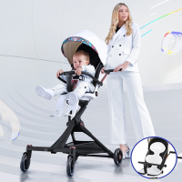 高景观溜娃遛娃手推车婴儿车智扣可坐可平躺轻便可一键折叠宝宝车