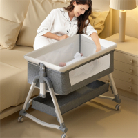 婴儿床智扣便携式可折叠摇篮床边床移动宝宝床睡篮bb床新生儿拼接大床