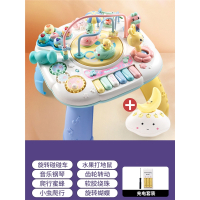 婴儿玩具台智扣0一1岁早教2儿童周岁礼物女宝3宝宝6个月以上7生日12_游戏桌充电版星月早教机