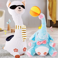 会唱歌毛绒玩具智扣宝宝学说话仙人掌婴儿跳舞娃娃儿童复读鸭摇摆玩偶