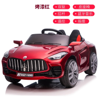 儿童磁性玩具智扣宝宝男孩玩具周岁礼物生日小女孩_烤漆红双驱遥控摇摆皮座椅蓝牙音乐