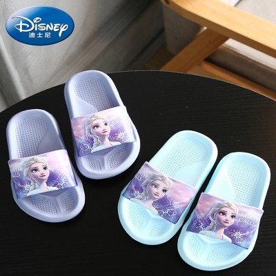 迪士尼(DISNEY)爱莎公主夏季儿童凉拖鞋女童亲子软底冰雪奇缘居家宝宝