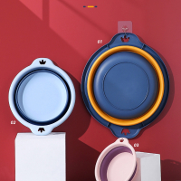 折叠盆便携式旅行家用古达折叠洗脸盆大号学生宿舍用洗衣塑料婴儿脸盆