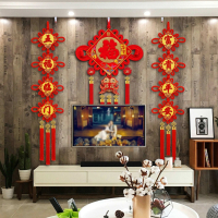 时光旧巷中国结福字挂件客厅大号新年吉祥结入户门背景墙春节过年装饰