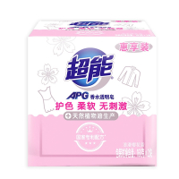 超能APG香水透明皂160gx6浪漫樱花香香味持久家用实惠装洗衣皂_2块