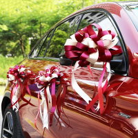 结婚婚礼婚庆婚房布置婚车装饰用品拉花车队时光旧巷彩带套装花车大全汽车