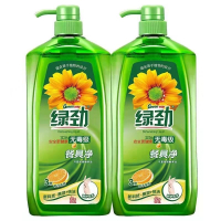 绿劲洗洁精家庭装1.28kg家用实惠餐具净餐具净_套餐二