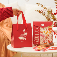 春游青团伴手礼幸运兔手提包装袋太妃糖果时光旧巷饼干雪花酥奶糕礼品盒子