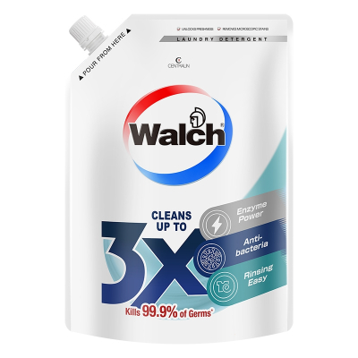 威露士(Walch)3x洗衣液洁净手洗家用袋装替换装清新补充装_原味