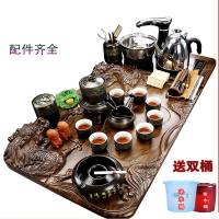 茶具套装家用客厅整套全自动上水一体功夫泡茶台时光旧巷烧水壶茶盘简约