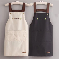 时光旧巷围裙家用厨房成人男女情侣款做饭上班工作服