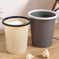 时光旧巷垃圾桶家用大小号厨房客厅办公室专用纸桶厕所卫生间加大容量纸篓