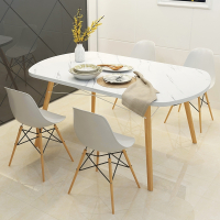 餐桌家用小户型现代简约吃饭桌子古达多功能腿饭桌休闲餐桌椅组合