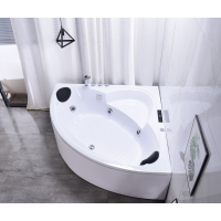 三角形扇形浴缸古达独立式亚克力成人家用双人小户型加热按摩恒温浴盆