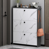 超薄鞋柜古达家用门口玄关柜简约现代入户门厅柜大容量翻斗收纳储物架