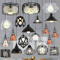 古达餐厅吊灯三头创意个性北欧单头灯工业风现代简约过道吧台餐吊灯具hbg4