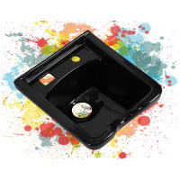 东映之画陶瓷台上盆男士理发店洗头盆发廊洗头池台中盆美容院方形洗头盆