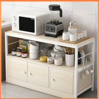 东映之画厨房置物架落地多层收纳柜家用切菜桌子多功能碗柜橱柜柜子储物柜