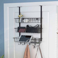 东映之画门后挂架免打孔门后挂钩背挂式挂衣架门上置物架挂门背后挂勾