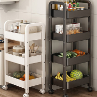 东映之画厨房多功能置物架落地放菜小推车家用果蔬菜篮子多层收纳储物架子