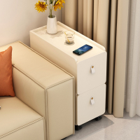 古达边几沙发侧边柜客厅可移动简约现代小桌子简易家用卧室夹缝窄柜子