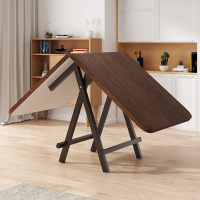 东映之画小户型折叠桌餐桌家用长方形简易吃饭桌子便携桌椅