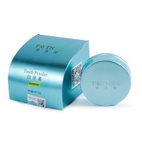 齿贝白 白牙粉白牙素牙齿亮白牙齿口腔护理清新口气 一盒装20g(清新薄荷味)