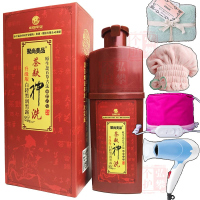 聚尚美品茶麸神洗洗发水一秒柔白变黑染发膏洗黑露植物一洗黑染发剂