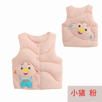 儿童马甲卡通婴幼儿马夹女宝宝百搭坎肩内外穿秋冬男童新潮款背心