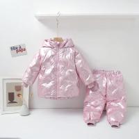 儿童羽绒服套装男童女童宝宝免洗羽绒服