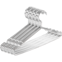 邦禾 304不锈钢实心衣架 晾衣架 衣服架 裤架 衣撑晒挂衣架