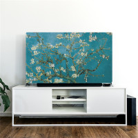 千本电视罩电视机罩防尘罩挂式液晶55英寸50盖布艺欧式65电视机套壁挂42