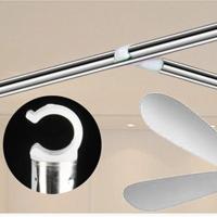 扇横杆可伸缩支架不锈钢配件蚊帐小扇床上1.8米家用风扇杆子