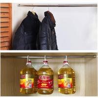 壁挂空心管不锈钢加厚衣柜中的挂衣杆柜子挂衣架单杆晾衣架横杆