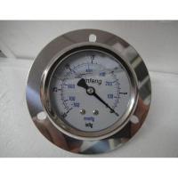轴向带表耐震真空表YN-60ZT -760-0/30-0 真空压力表 负压表