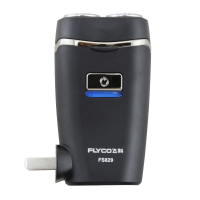 飞科(FLYCO) 剃须刀 FS829 充电式 双刀头 旋转式 刀头可水洗便携男生剃须刮胡刀