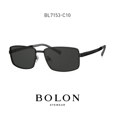 BOLON暴龙眼镜2021新品男士方形偏光太阳镜开车驾驶墨镜BL7153