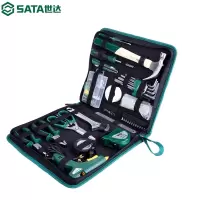 世达(SATA)118件家用五金工具套装螺丝刀扳手维修工具包组合全套05136
